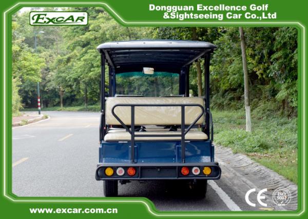 EXCAR 14 seater green Electric Sightseeing Bus mini tour bus china new electric bus for sale