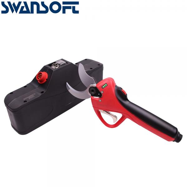 Quality Swansoft LED Display lihium Battery Shear diameter 40MM apple tree Electric Pruning Shears Electric Pruner for sale