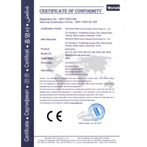 Shenzhen Miray Communication Technology Co., Ltd. Certifications