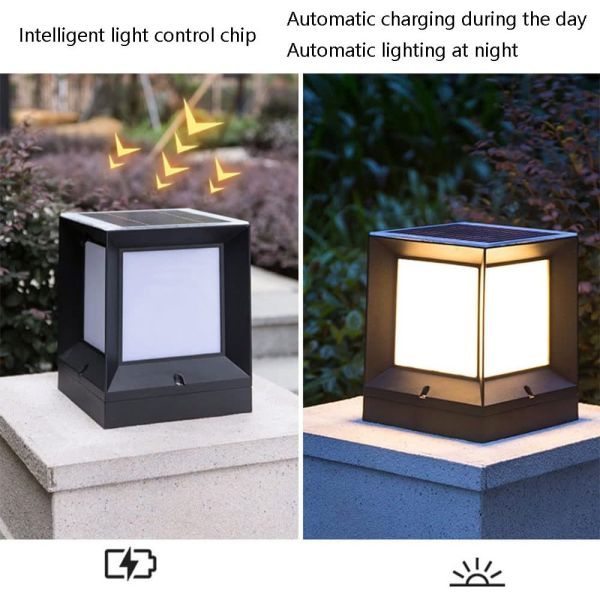 Double Sided LED Wall Light Black / Grey Outdoor Wall Lights Waterproof Modern Minimalist