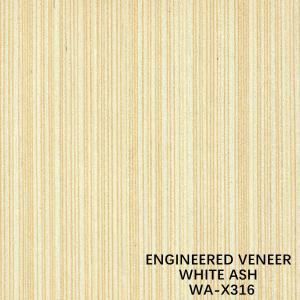 Fancy Recomposed White Ash Wood Veneer WA-X316 Slice Cut For Interior Doors