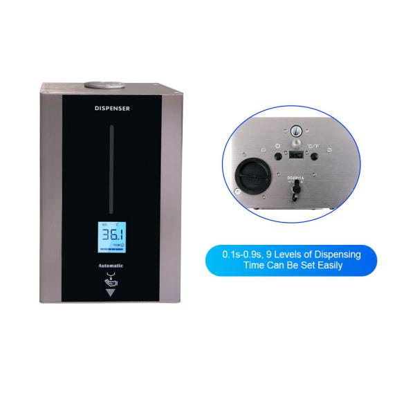 Quality SS304 Hand Sanitizer 10CM Face Recognition Temperature Measurement for sale