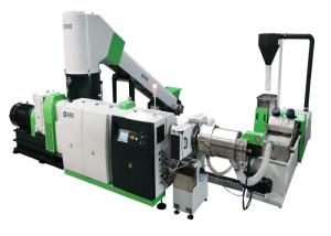 China ISO Approval Plastic Pelletizing Machine With Built In Agglomeration Machine wholesale