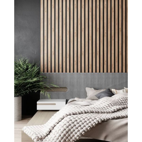 Fireproof Nontoxic Wood Sound Panels , Moistureproof Acoustic Timber Slats