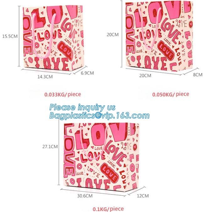 Custom paper bag with handle coated white paper bag printing pattern flower carrier bag,Flower carrier paper bags with d