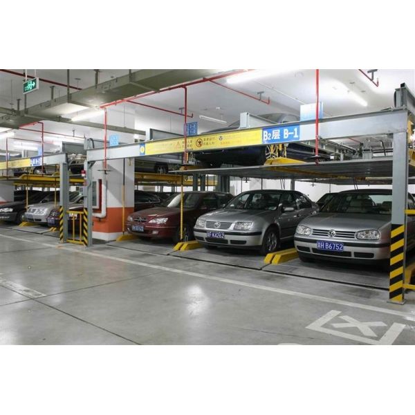 Vertical lifting and horizontal shifting steel structure smart car parking system