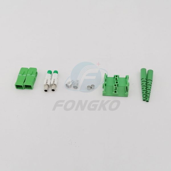 SC APC 2.0mm Single Mode Fiber Optic Connector Coupler For CATV