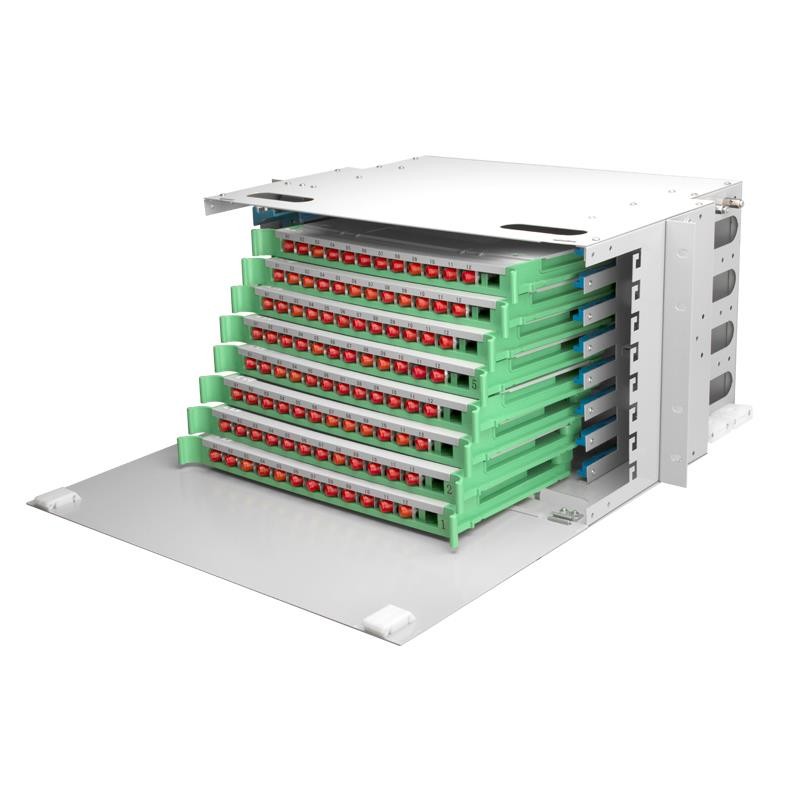 ODF 19 Rack Patch Panel Sc Adapter Fc Patch Panel 6U 96 Core