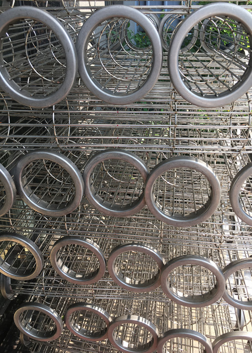Carbon Steel Bag Filter Cage for Ventury Filter with Galvanized or Silicon Plated Finish