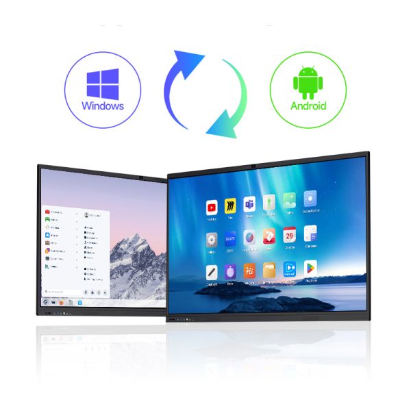55 65 75 85 86 98 Inch 4k 3840x2160 Electronic Touch Screen Active Smart Board Interactive Electronic White Board