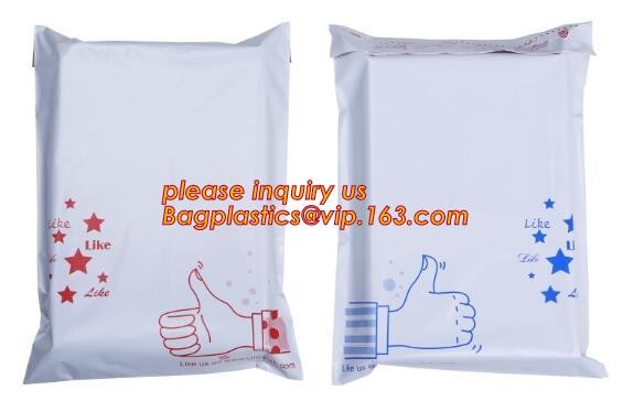 cornstarch made biodegradable and compostable courier mailing plastic shipping packaging bag with custom logo CLOTH PACK