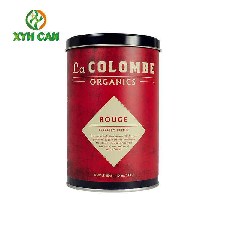Coffee Tin Can Food Grade Standard Custom Color Printed Tin Can for Coffee Powder