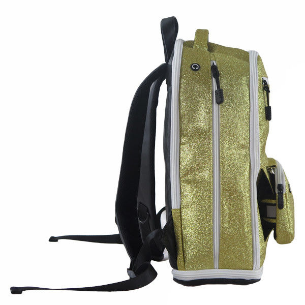 Embroidery Logo Glitter Fashion Backpack For Sports Light Weight
