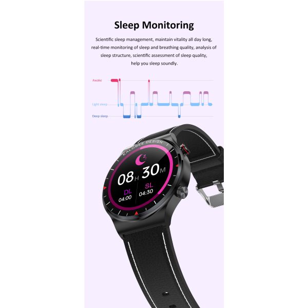 MTK2502 Bracelet BT4.0 Touch Screen Smartwatch Call Dial