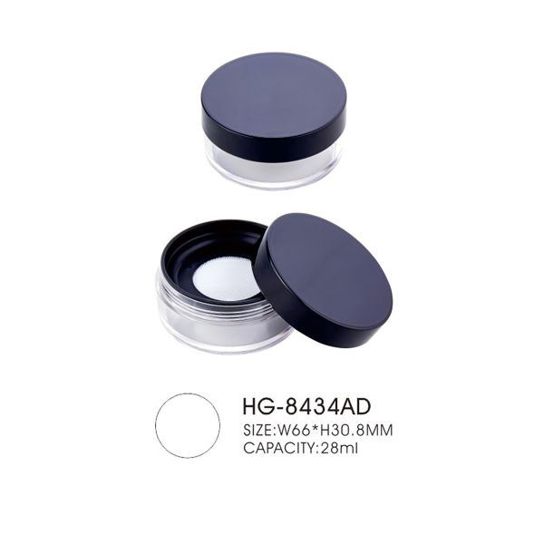 8g 10g Powder Compact Case Empty Compact Powder Case Screw Cap
