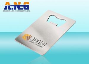 Multifunctional Custom Printed Cards Metal Card Bottle Opener for Beer