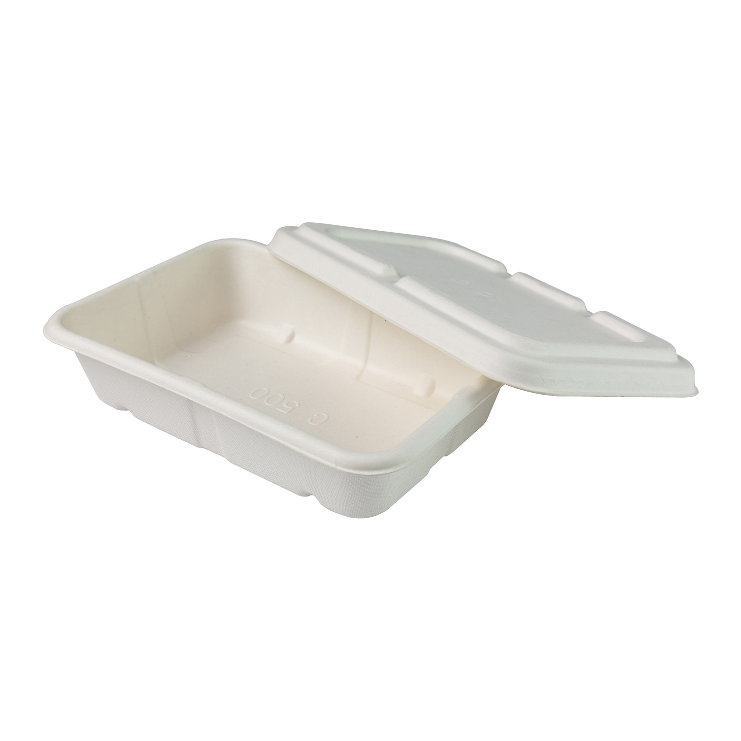 Biodegradable Paper Pulp Lunch Container, Sugarcane Bagasse Food Container, Disposable Tableware