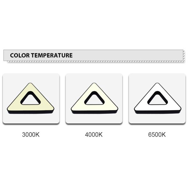 Black Galvanized LED Linear Lights , Triangle Industrial Linear Pendant Lighting OEM