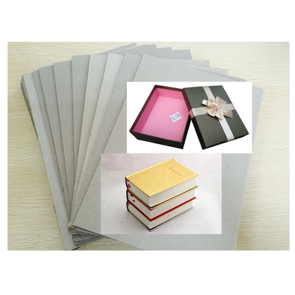 High Stiffiness Grey Chip board Paper For Notebook Packaging 1250gsm / 2.00mm