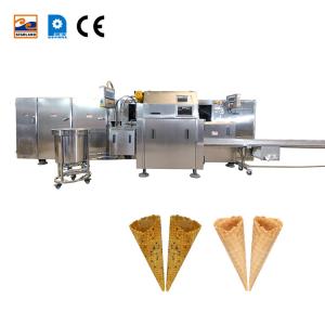 China 1.1KW Sugar Cone Production Line Ice Cream Waffle Cones Baking Making Machine wholesale