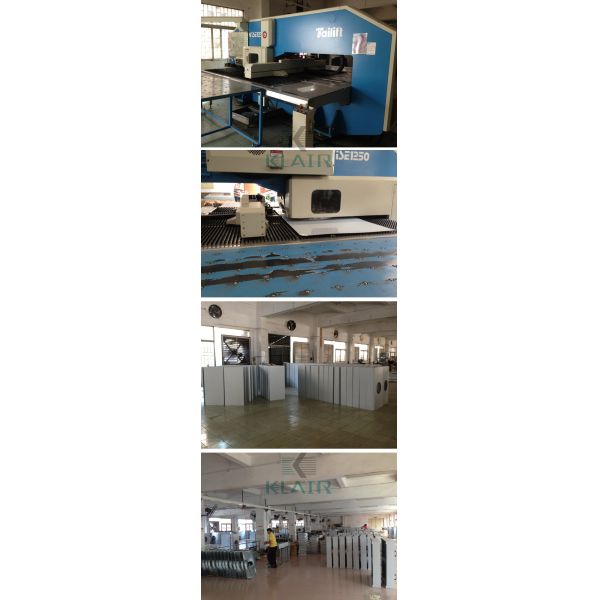 Cleanroom Ceiling Fan Filter , Ffu With Group Control Energy Efficient Ec Motor
