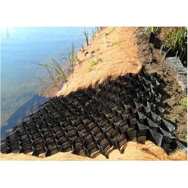 HDPE 330mm Geocell Ground Grid For Embankment Stabilization