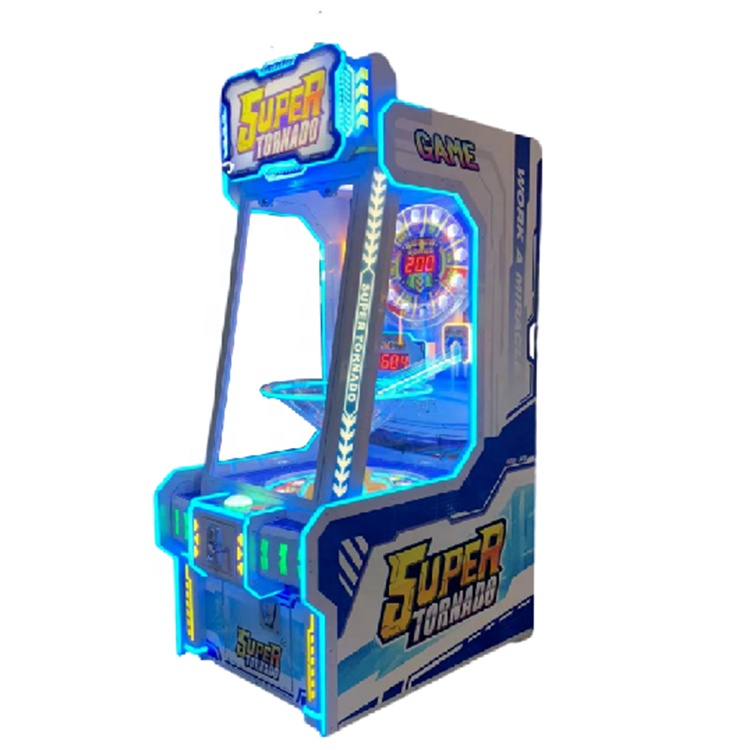 Coin Operated Super Tornadic Drop Ball Arcade Game Machine Customized