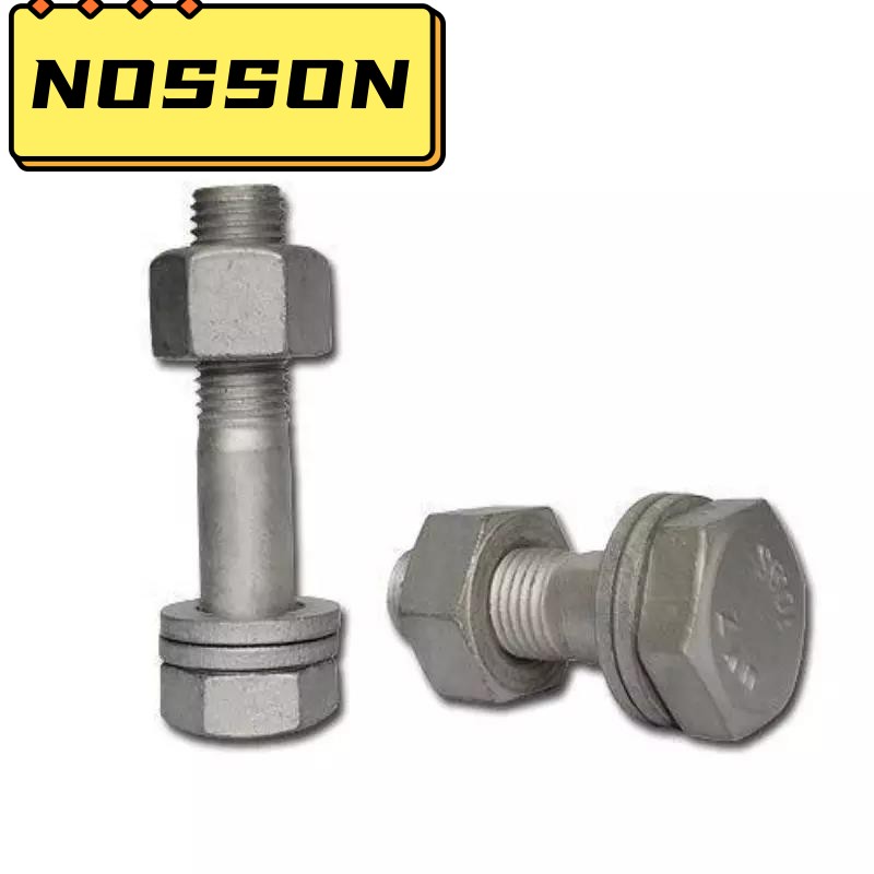 Stainless Steel ANSI/ASME M8 Hex Head Bolt Grade 4.8/ 8.8/ 10.9/ 12.9 Half Thread Bolt And Nut Pernos Din 931 Zinc Finish