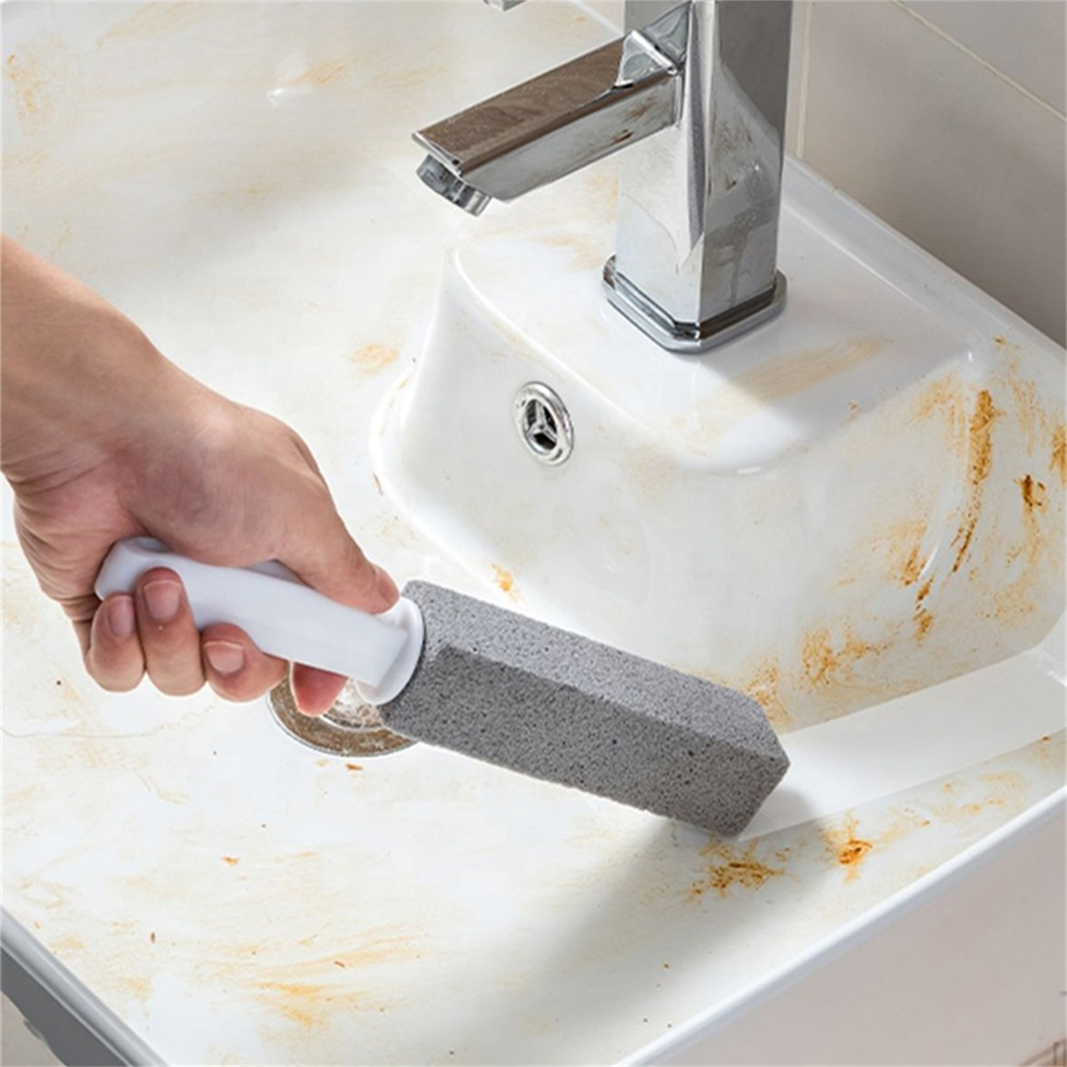 2024 Glass Grill Brick Pumice Stone Cleaning Grill Brush For Flat Top Griddles Grates Barbecue BBQ Grill Cleane