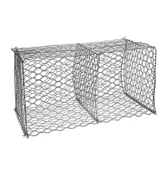 Hexagonal Gabion Stone Cages , Rock Mesh Retaining Wall 2.7-4.0mm Wire Gauge