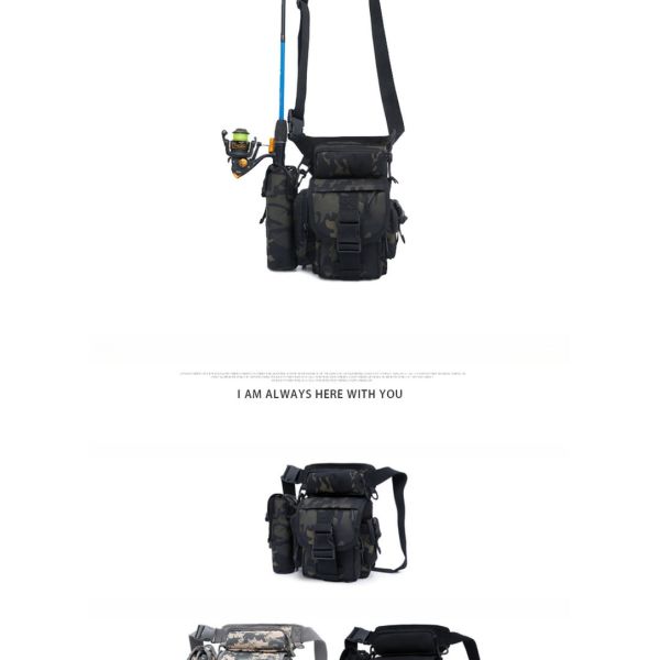 Outdoor Training Leg Bag Backpack For Camping 0.51kg/pc Physiological Curve Back