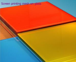 China Screen printing on glass / screen printing mesh wholesale