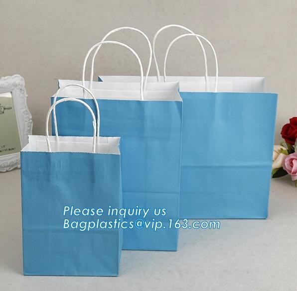 Fashion Custom Printing Luxury Gift Shopping Carrier Paper Bag With Your Own Logo Print,strong twisted handle black leat