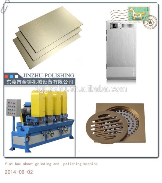 Quality wet type square tube grinding machine flat bar grinding machine for sale