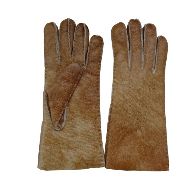 Christmas Gift Stock Merino Lamb fur Shearling Sheepskin Gloves for Women