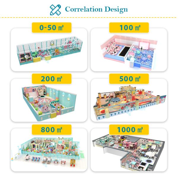 Macaron Theme Mazes Indoor Play Centre Equipment Support Customization