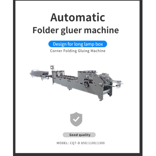 Boxing Machines 650 Paper Pasting Machine for Automatic Corrugated Carton Folder Gluer