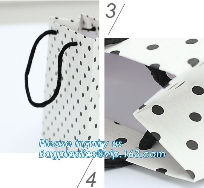 Custom paper bag with handle coated white paper bag printing pattern flower carrier bag,Flower carrier paper bags with d