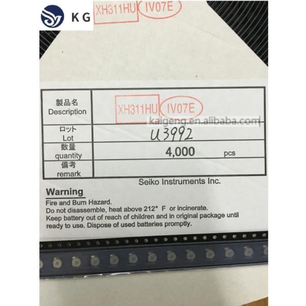 Quality XH311HG-IV07E Seiko Instruments Micro Energy IV07E 3.3V 0.03F Capacitor IC for sale