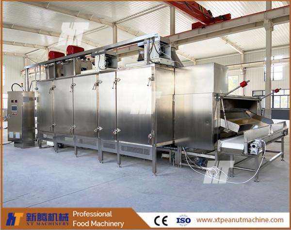 Quality High Efficiency Peanut Roasting Machine Continuous Belt Type Peanut Roaster for sale