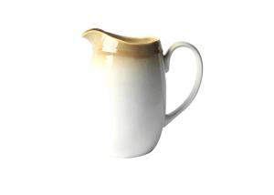 China Yellow Dinner Serveware Set Reactive Colored Stoneware Pitcher 1300ml wholesale
