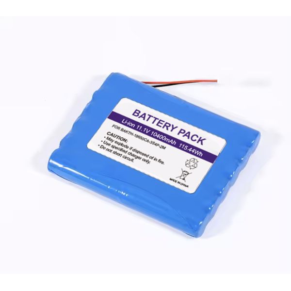 18650 Lithium Ion Battery Packs 11.1V 10.4Ah 10400mAh Rechargeable Battery for Electric Bike