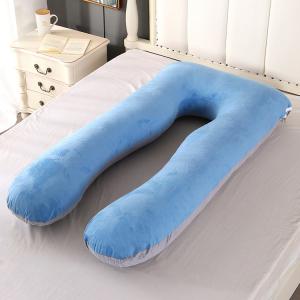 Thickness 6inch Pregnancy Sleeping Pillow Crystal Velvet Fabric