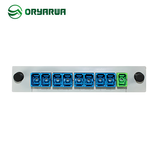SC UPC 1X8 Fiber Optic Cassette PLC Splitter ABS Material