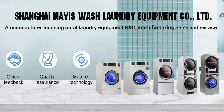 Laundromat Clothes Washer and Dryer Coin Operated Washing Machine ,Commercial Laundry Equipment 22kg