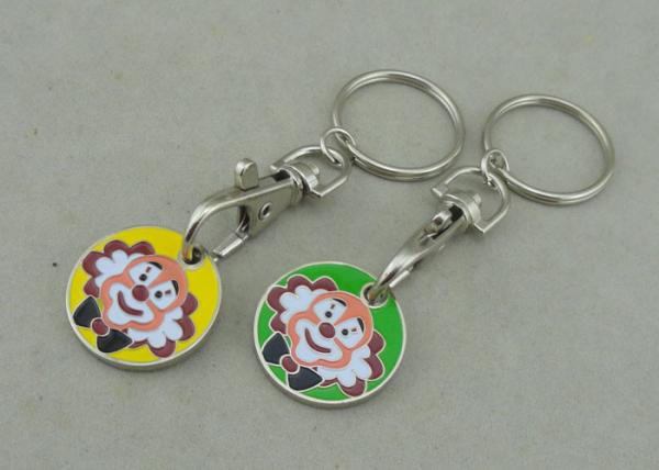 Quality Popular Die Casting Personalized Trolley Coin With Soft Enamel for sale