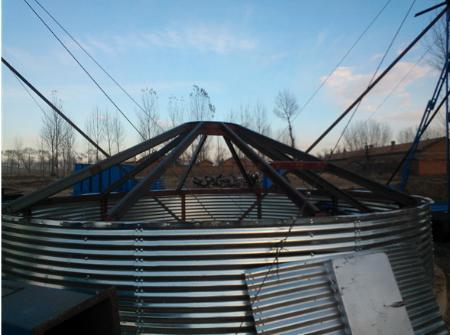 Simple Piston Hydraulic Tank Jacking System 4 for Grain Silo Tank Jacking System