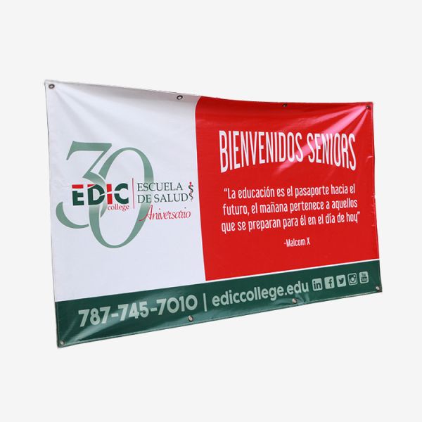Vinyl Outdoor Advertising Backdrop Wall Banner 3.2m Width