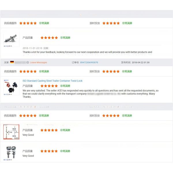 Shipping Container Twistlock and Stacking Intermediate ISO Dimensions Lashing Equipment with Hot Dip Galvanized Finish