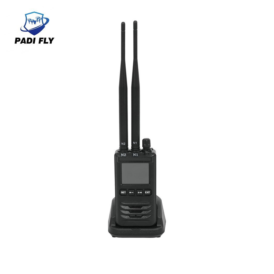 Hand-Held Drone Wireless Signal Radar Detector with Safety Alarm System